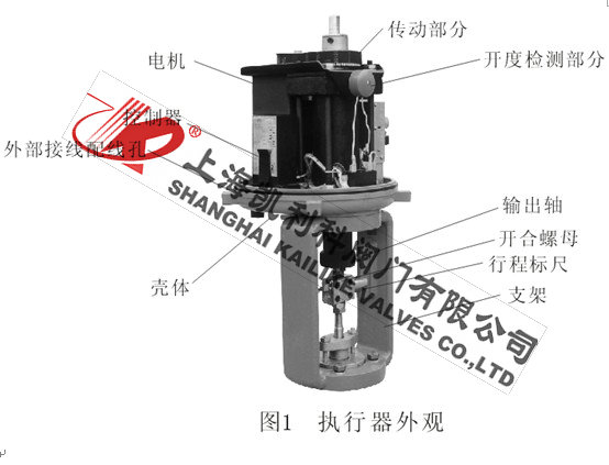ZDLP電動流量調節(jié)閥執(zhí)行機構結構圖